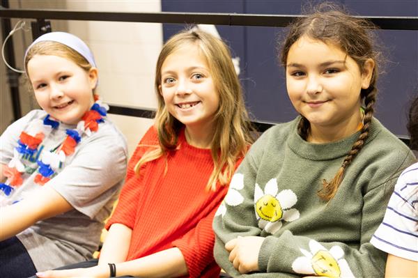 School-wide assembly with Veterans and their families. 